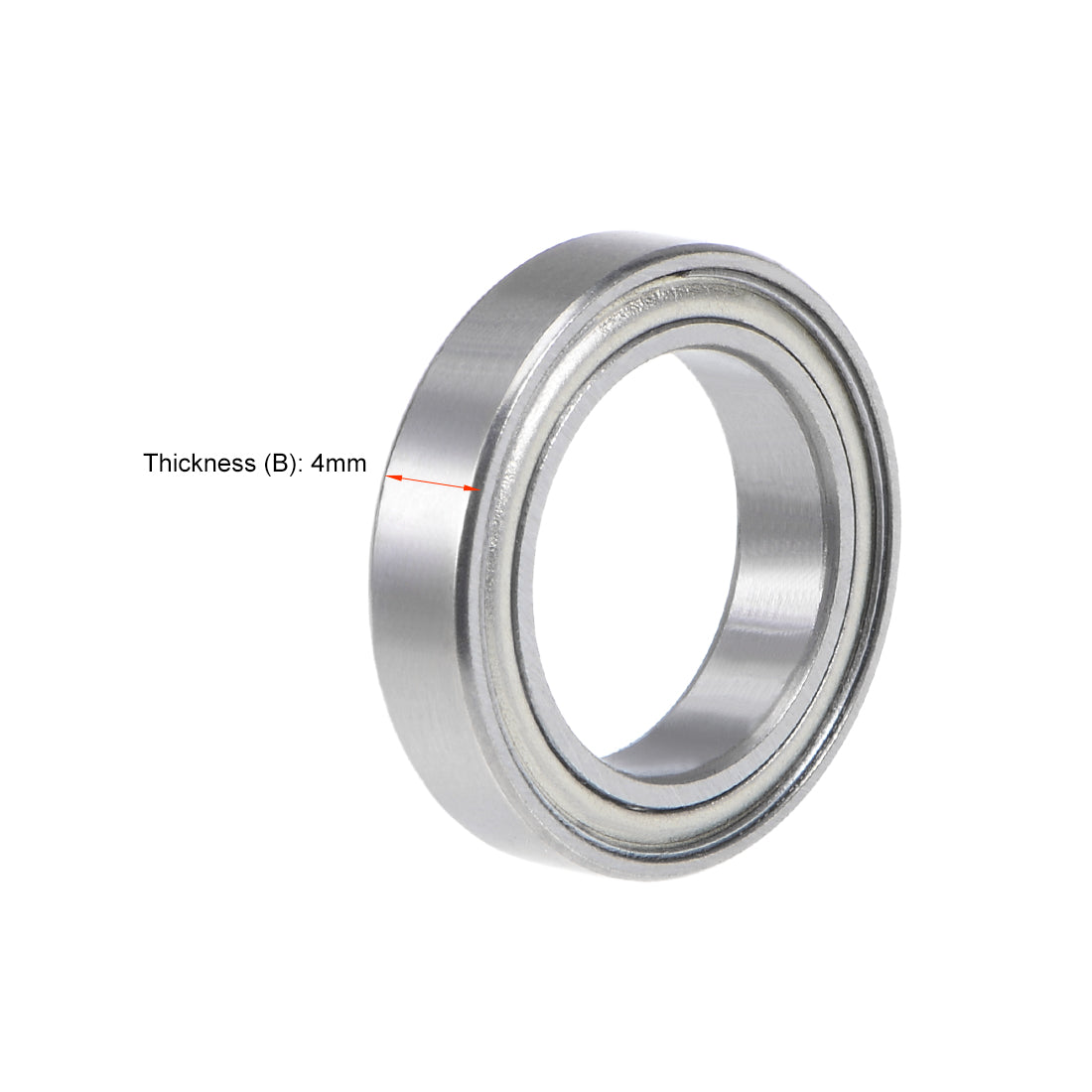 uxcell Uxcell Deep Groove Ball Bearings Thin Section Double Shield Chrome Steel