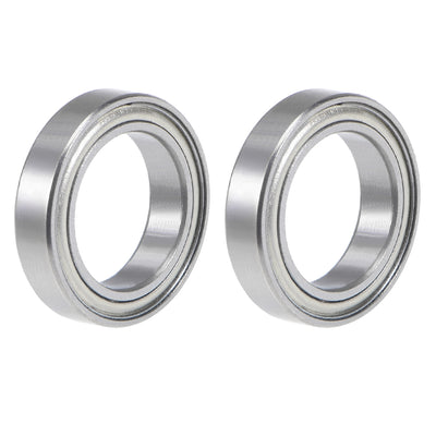 Harfington Uxcell Deep Groove Ball Bearings Thin Section Double Shield Chrome Steel