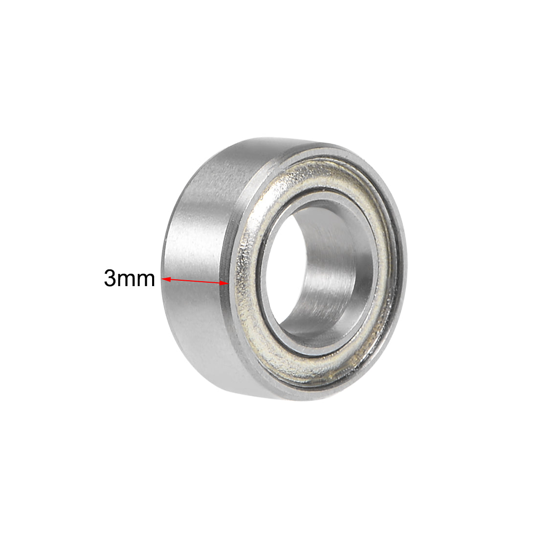 uxcell Uxcell Deep Groove Ball Bearings Metric Double Shield Chrome Steel P0 Z1