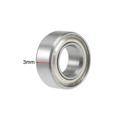 Harfington Uxcell Deep Groove Ball Bearings Metric Double Shield Chrome Steel P0 Z1