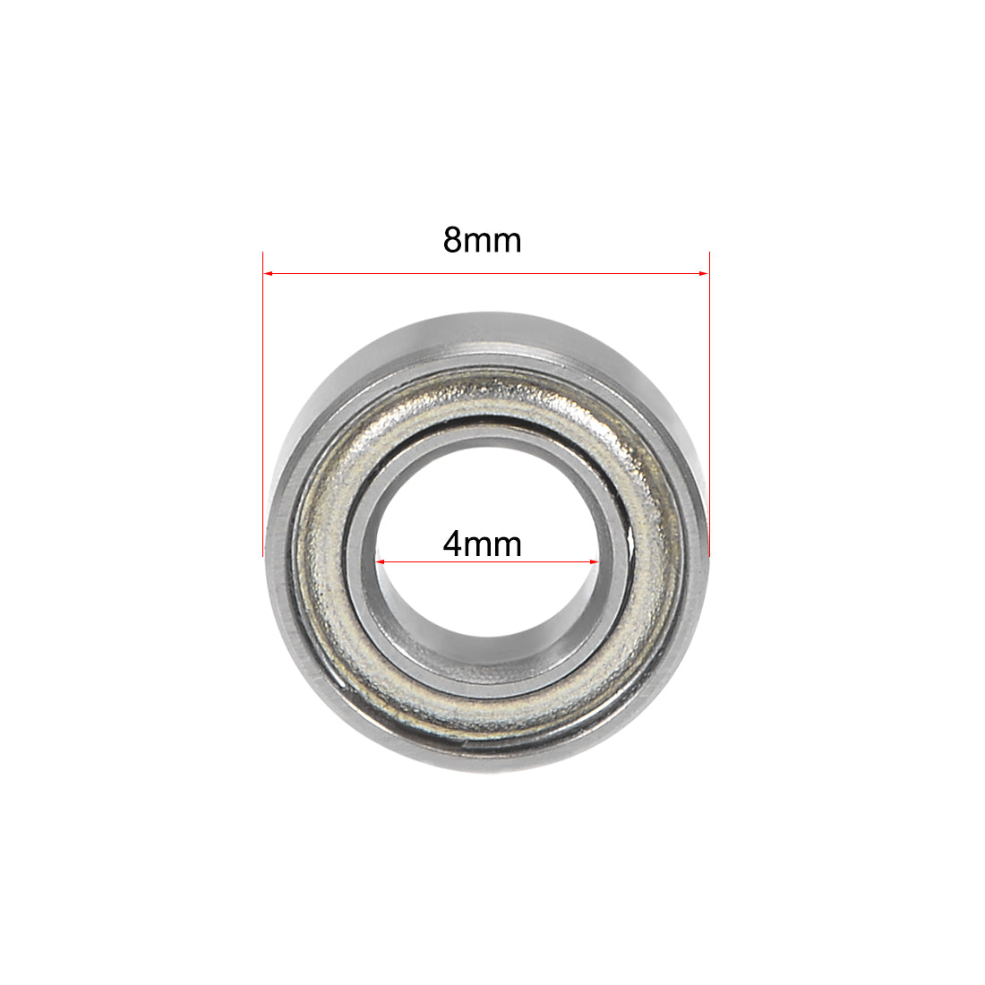 uxcell Uxcell Deep Groove Ball Bearings Metric Double Shield Chrome Steel P0 Z1