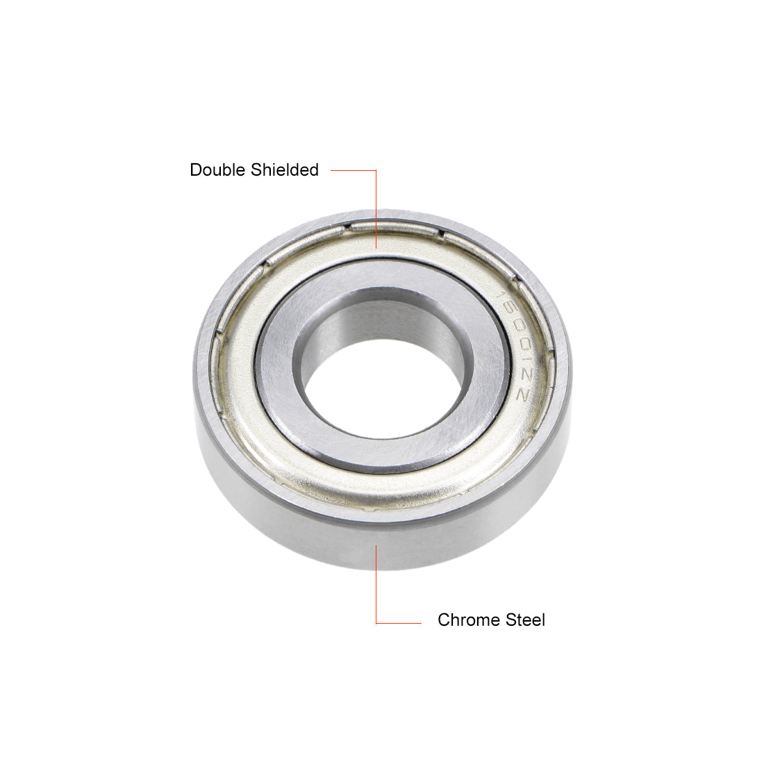 uxcell Uxcell Deep Groove Ball Bearing Double Shielded Chrome Metric Bearings P0 Z1