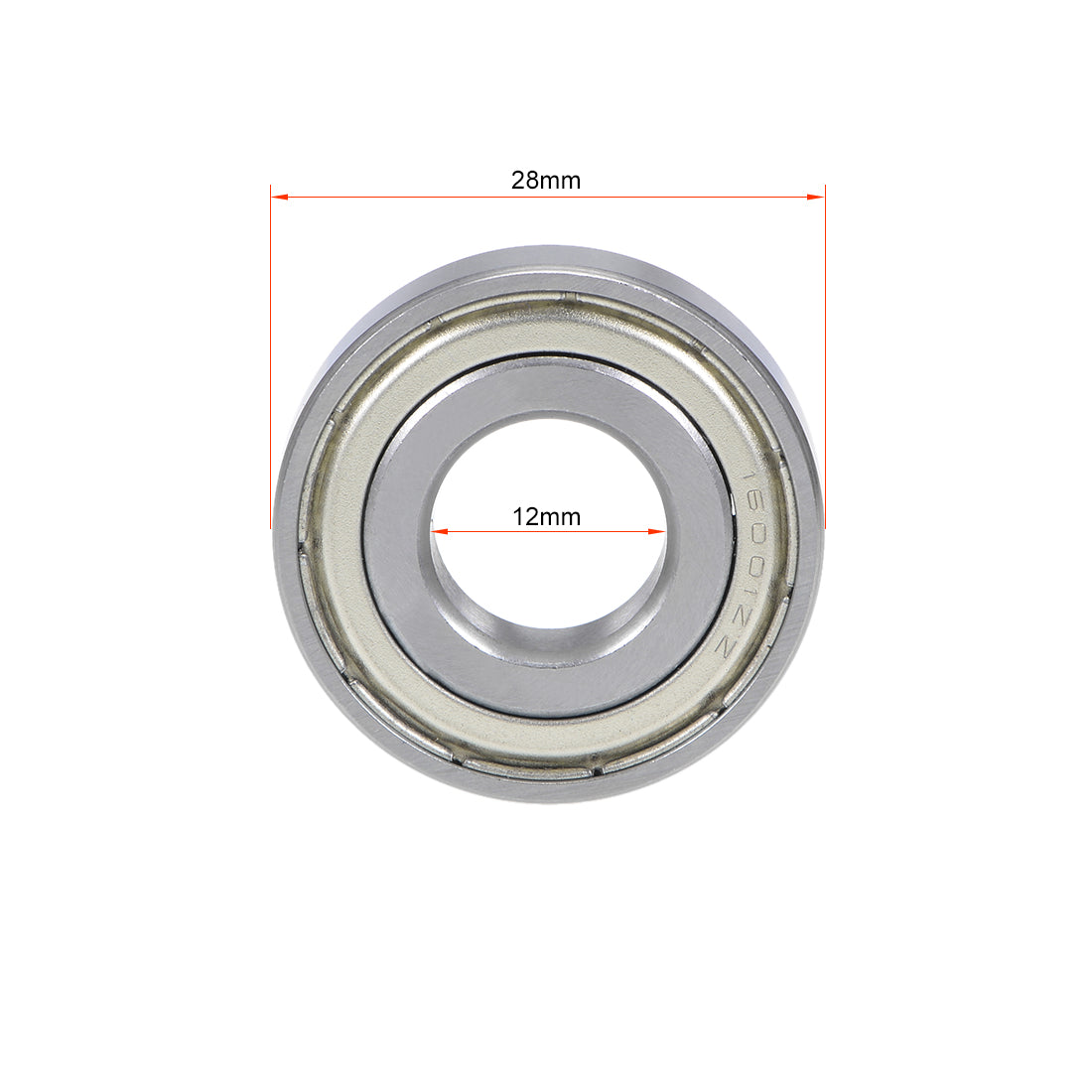 uxcell Uxcell Deep Groove Ball Bearing Double Shielded Chrome Metric Bearings P0 Z1