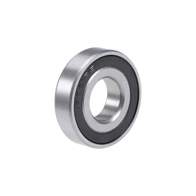 Harfington Uxcell Deep Groove Ball Bearings  Metric Double Sealed Chrome Steel ABEC1 Z2