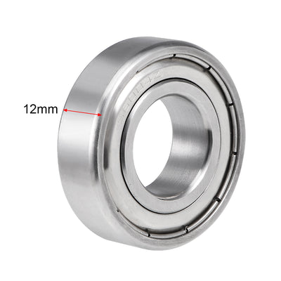 Harfington Uxcell Deep Groove Ball Bearings Double Shielded Stainless Steel