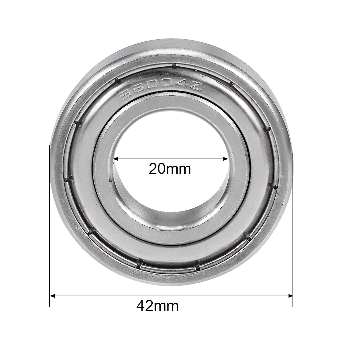 uxcell Uxcell Deep Groove Ball Bearings Double Shielded Stainless Steel