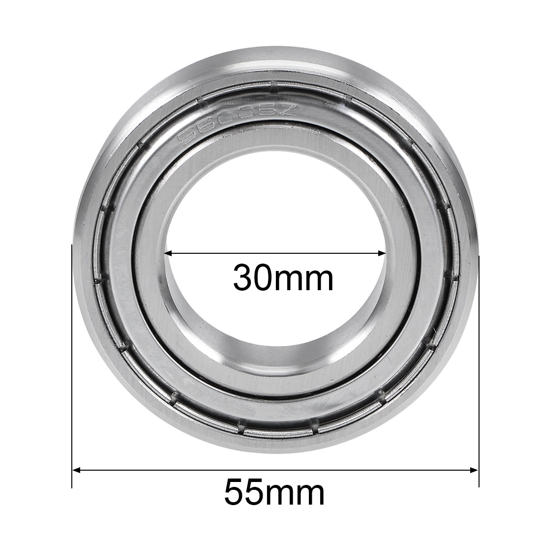 uxcell Uxcell Deep Groove Ball Bearings Double Shielded Stainless Steel