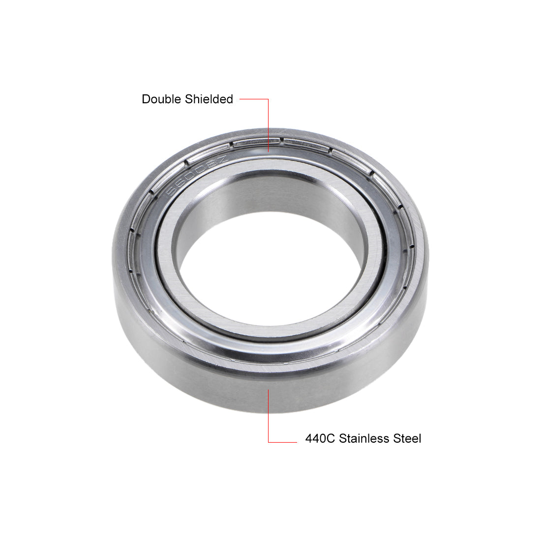 uxcell Uxcell Deep Groove Ball Bearings Double Shielded Stainless Steel