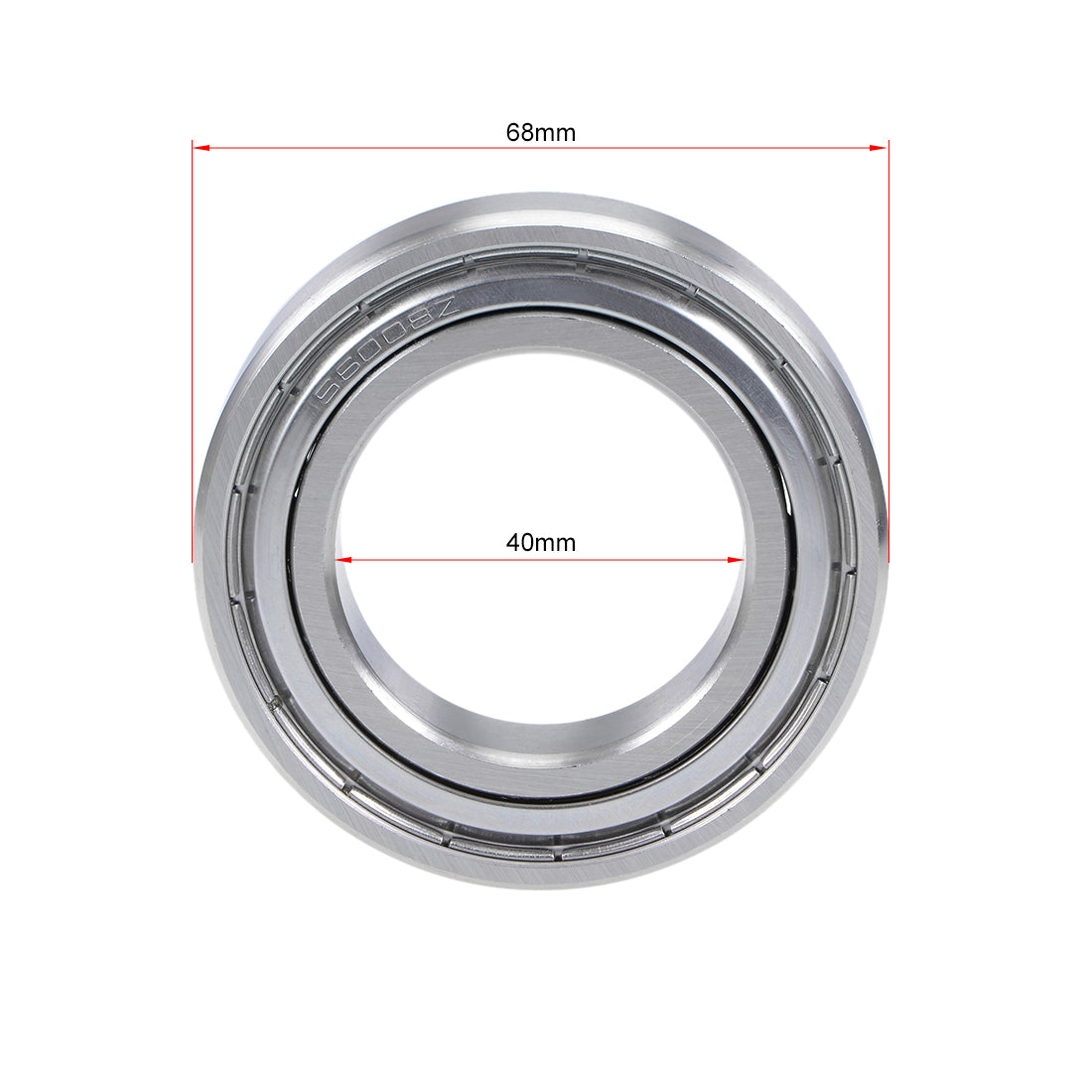 uxcell Uxcell Deep Groove Ball Bearings Double Shielded Stainless Steel