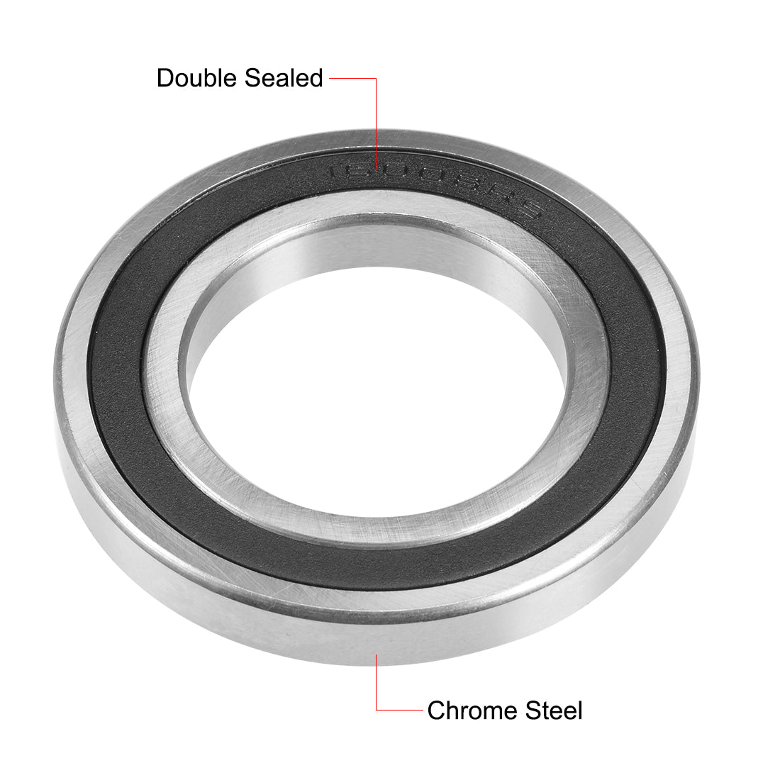 uxcell Uxcell Deep Groove Ball Bearings Metric Double Sealed Chrome Steel