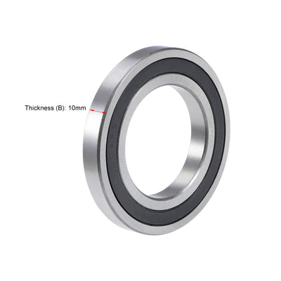 Harfington Uxcell Deep Groove Ball Bearings Metric Double Sealed Chrome Steel