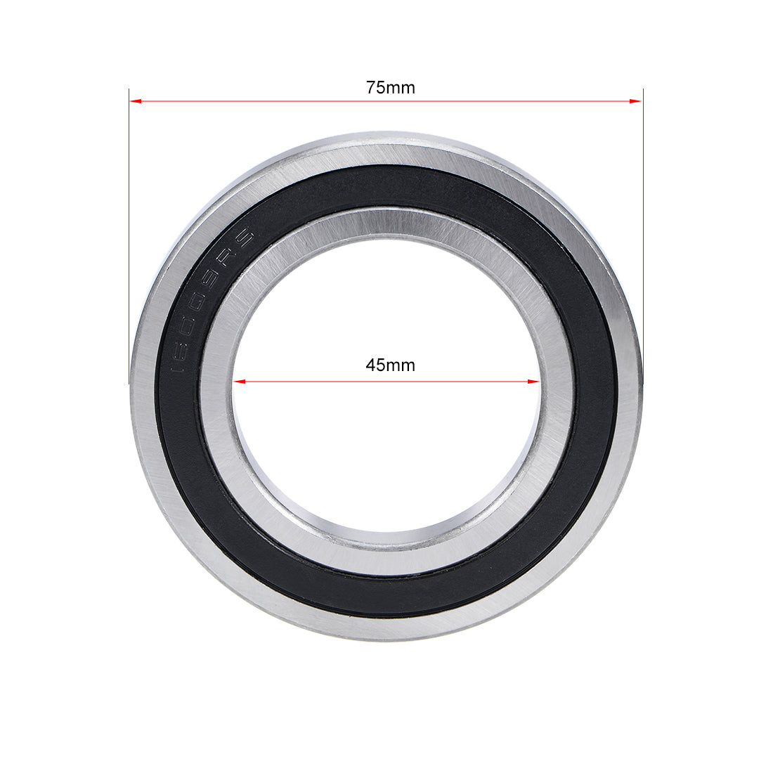 uxcell Uxcell Deep Groove Ball Bearings Metric Double Sealed Chrome Steel