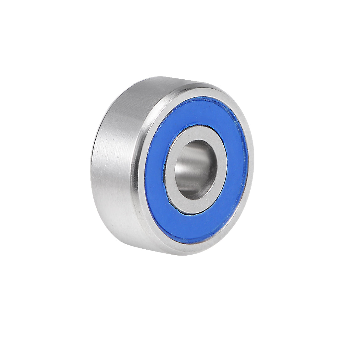 uxcell Uxcell Deep Groove Ball Bearings Double Sealed Stainless Steel Blue Cover