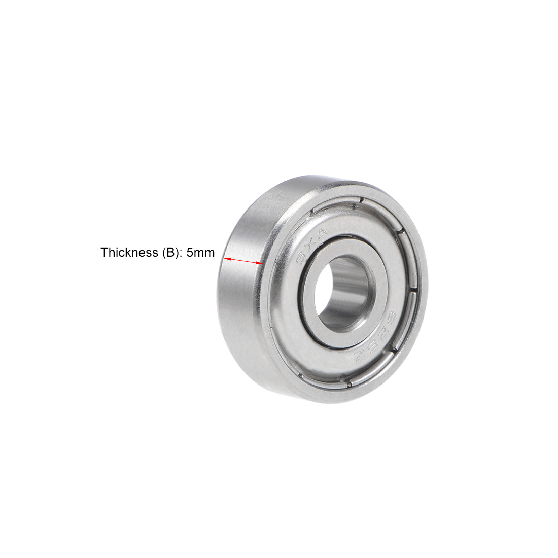 uxcell Uxcell Deep Groove Ball Bearings Double Shielded Stainless Steel