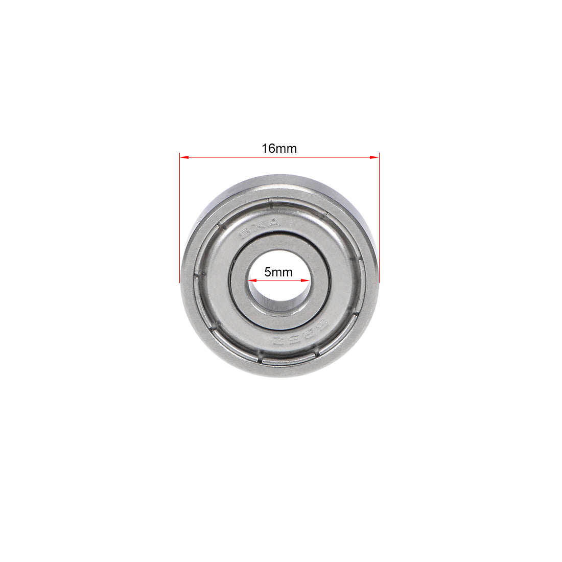 uxcell Uxcell Deep Groove Ball Bearings Double Shielded Stainless Steel