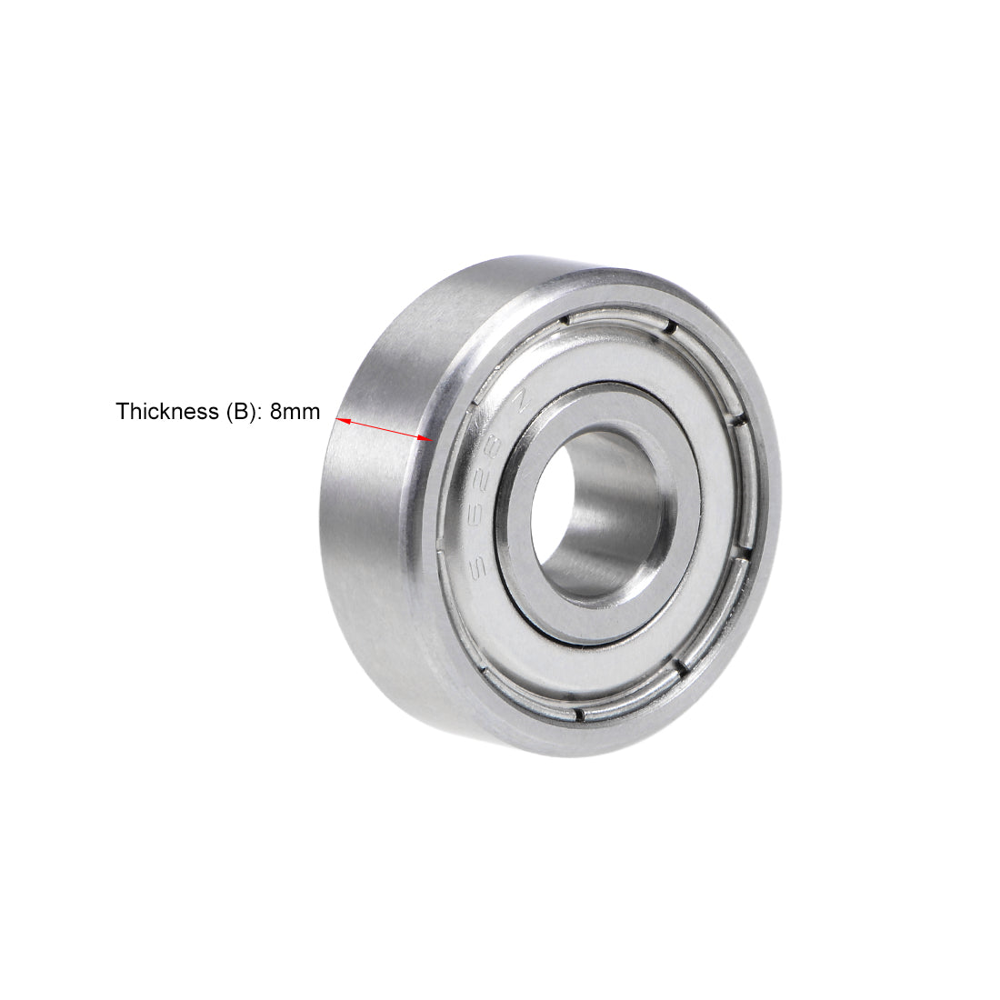 uxcell Uxcell Deep Groove Ball Bearings Double Shielded Stainless Steel