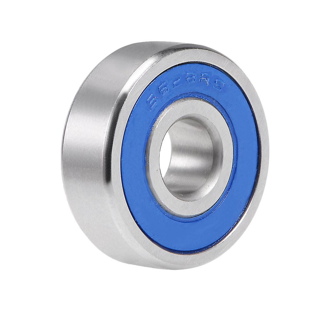 uxcell Uxcell Deep Groove Ball Bearings Double Sealed Stainless Steel Blue Cover