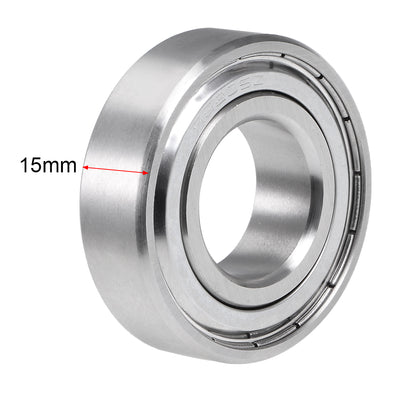 Harfington Uxcell Deep Groove Ball Bearings Double Shielded Stainless Steel