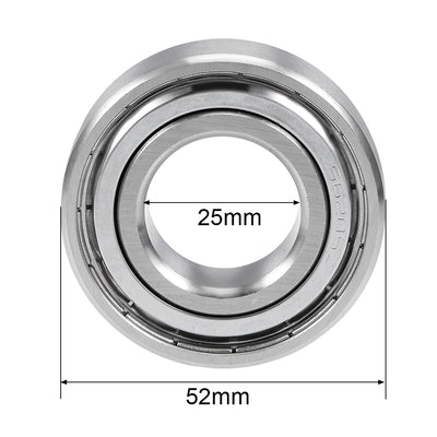 Harfington Uxcell Deep Groove Ball Bearings Double Shielded Stainless Steel