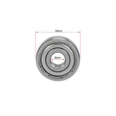 Harfington Uxcell Deep Groove Ball Bearings Double Shielded Stainless Steel