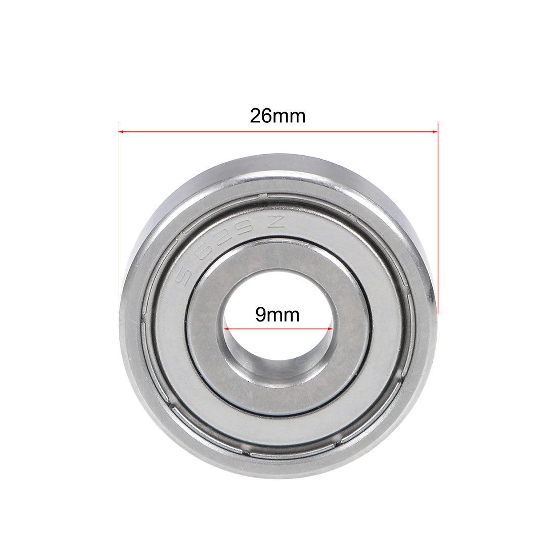 uxcell Uxcell Deep Groove Ball Bearings Double Shielded Stainless Steel