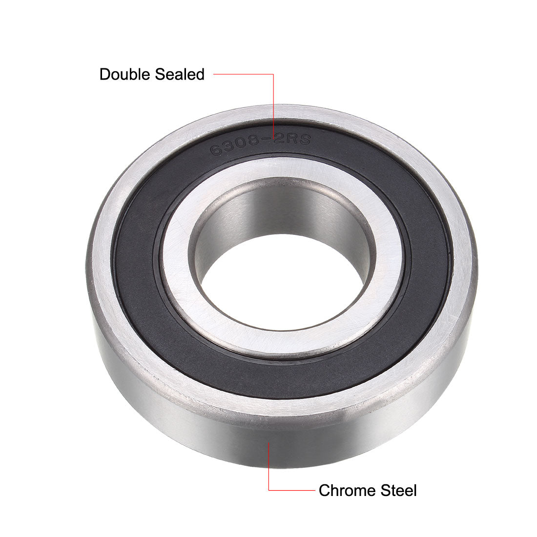 uxcell Uxcell Deep Groove Ball Bearings Metric Double Sealed Chrome Steel