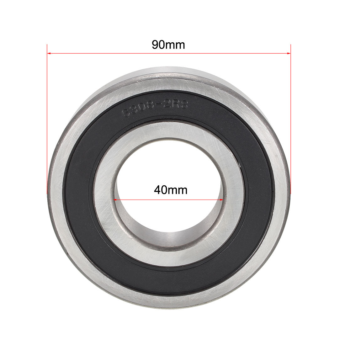 uxcell Uxcell Deep Groove Ball Bearings Metric Double Sealed Chrome Steel