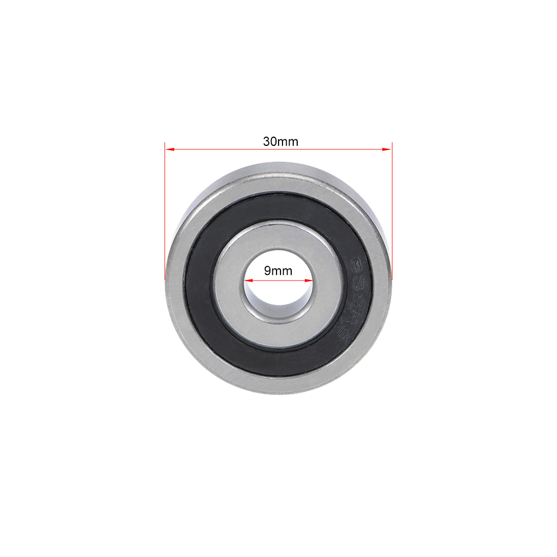 uxcell Uxcell Deep Groove Ball Bearings  Metric Double Sealed Chrome Steel ABEC1 Z2