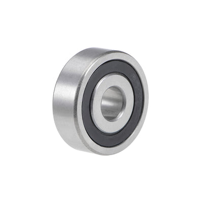 Harfington Uxcell Deep Groove Ball Bearings  Metric Double Sealed Chrome Steel ABEC1 Z2