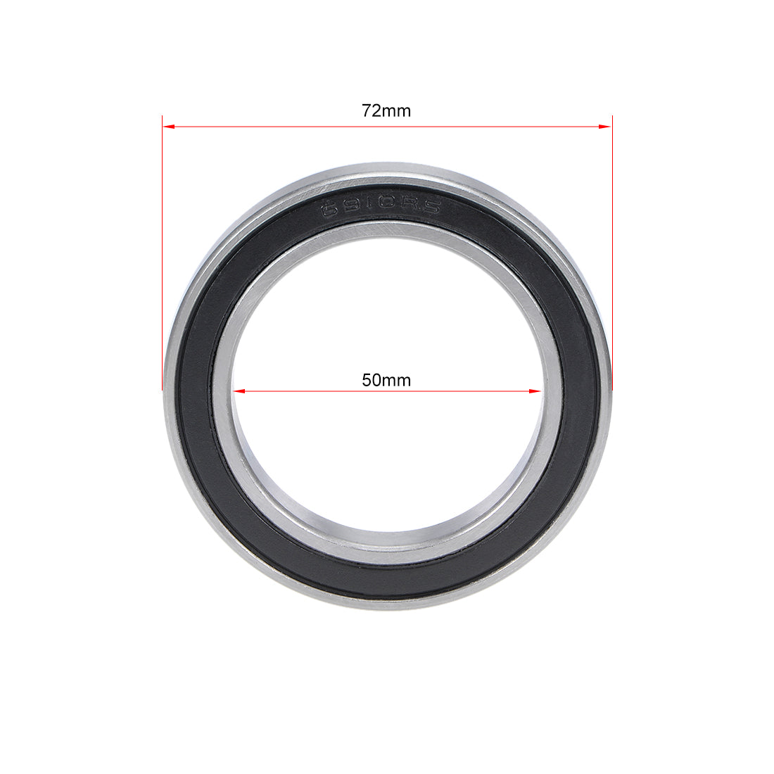 uxcell Uxcell Deep Groove Ball Bearings Metric Double Sealed Chrome Steel