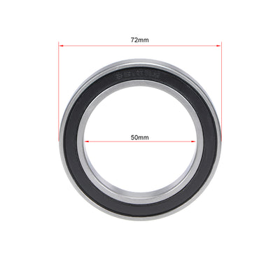 Harfington Uxcell Deep Groove Ball Bearings Metric Double Sealed Chrome Steel