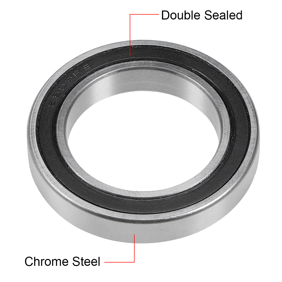 uxcell Uxcell Deep Groove Ball Bearings Metric Double Sealed Chrome Steel