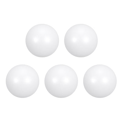 Harfington Uxcell PTFE Ball, 7mm Diameter, Ground Finish, Diaphragm Pneumatic Pump White, 5pcs