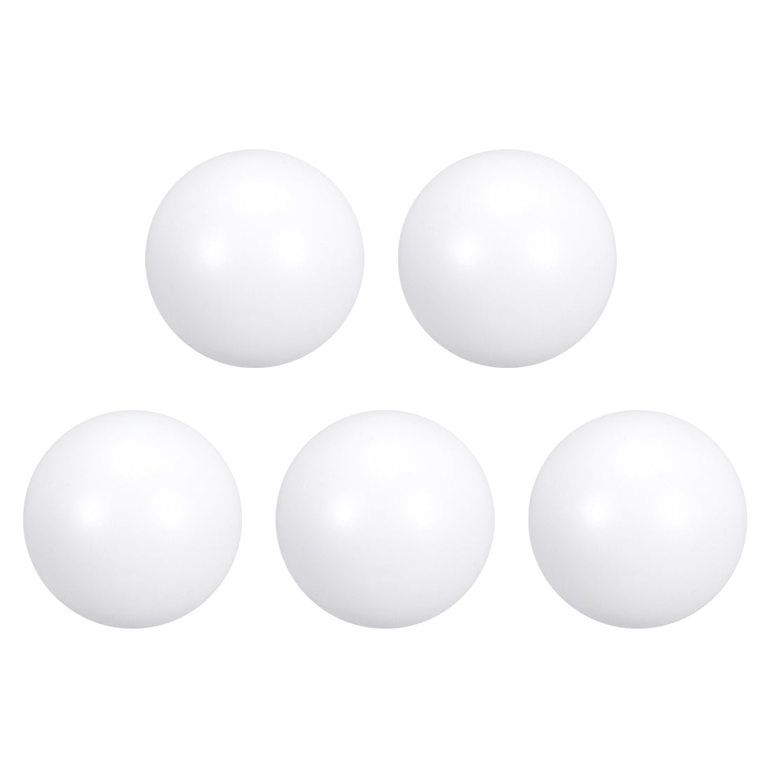 uxcell Uxcell PTFE Ball, 10mm Diameter, Ground Finish, Diaphragm Pneumatic Pump White, 5pcs