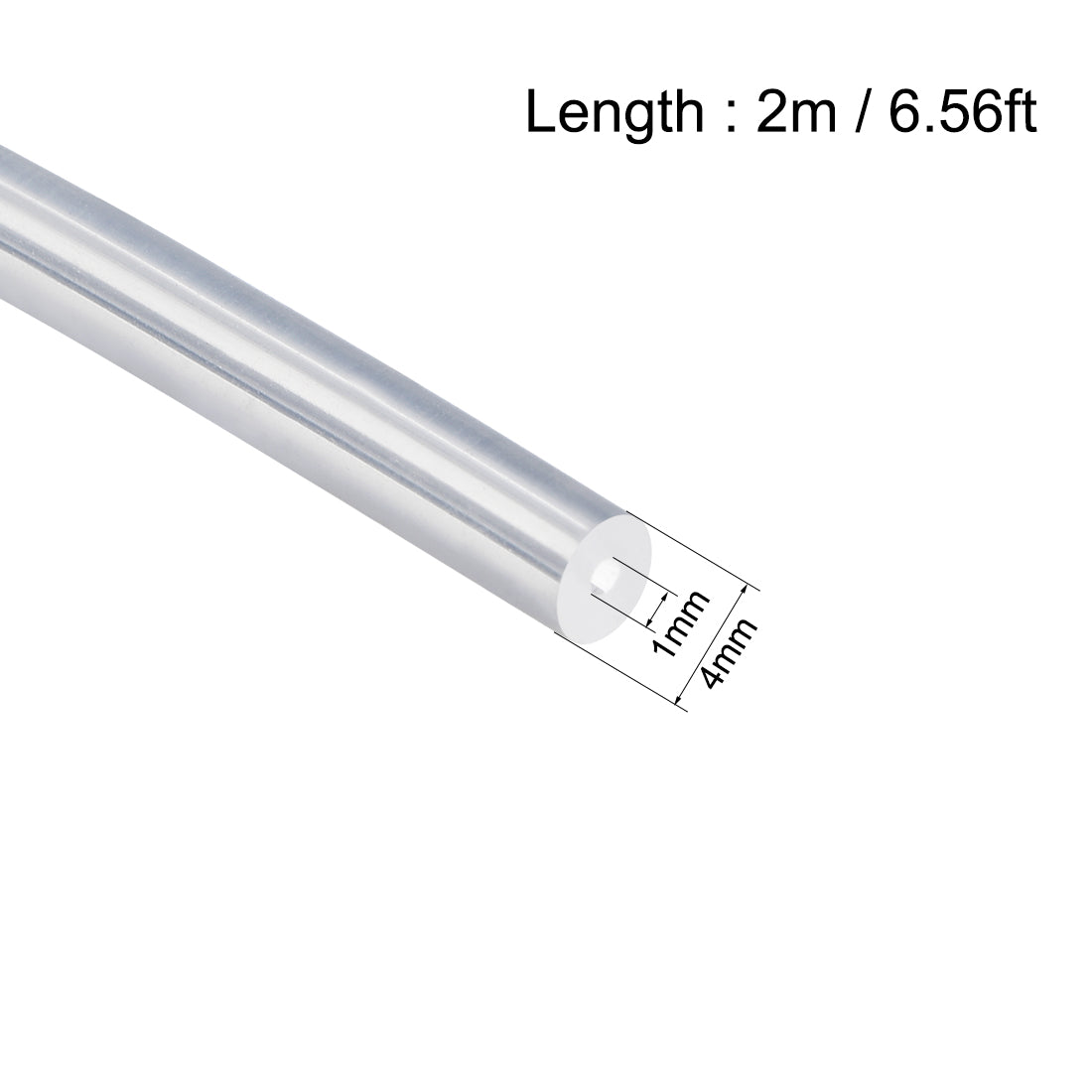 uxcell Uxcell Silicone Tubing Flexible Rubber Tube Air Hose Pipe for Pump Transfer