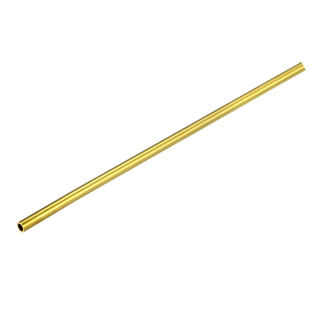 uxcell Uxcell 8mm x 10mm x 500mm Brass Pipe Tube Round Bar Rod