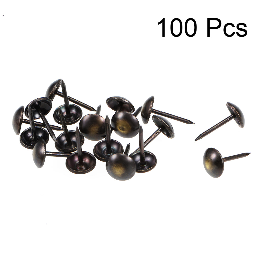 uxcell Uxcell Upholstery Nails Tacks Antique Round Thumb Push Pins 100Pcs