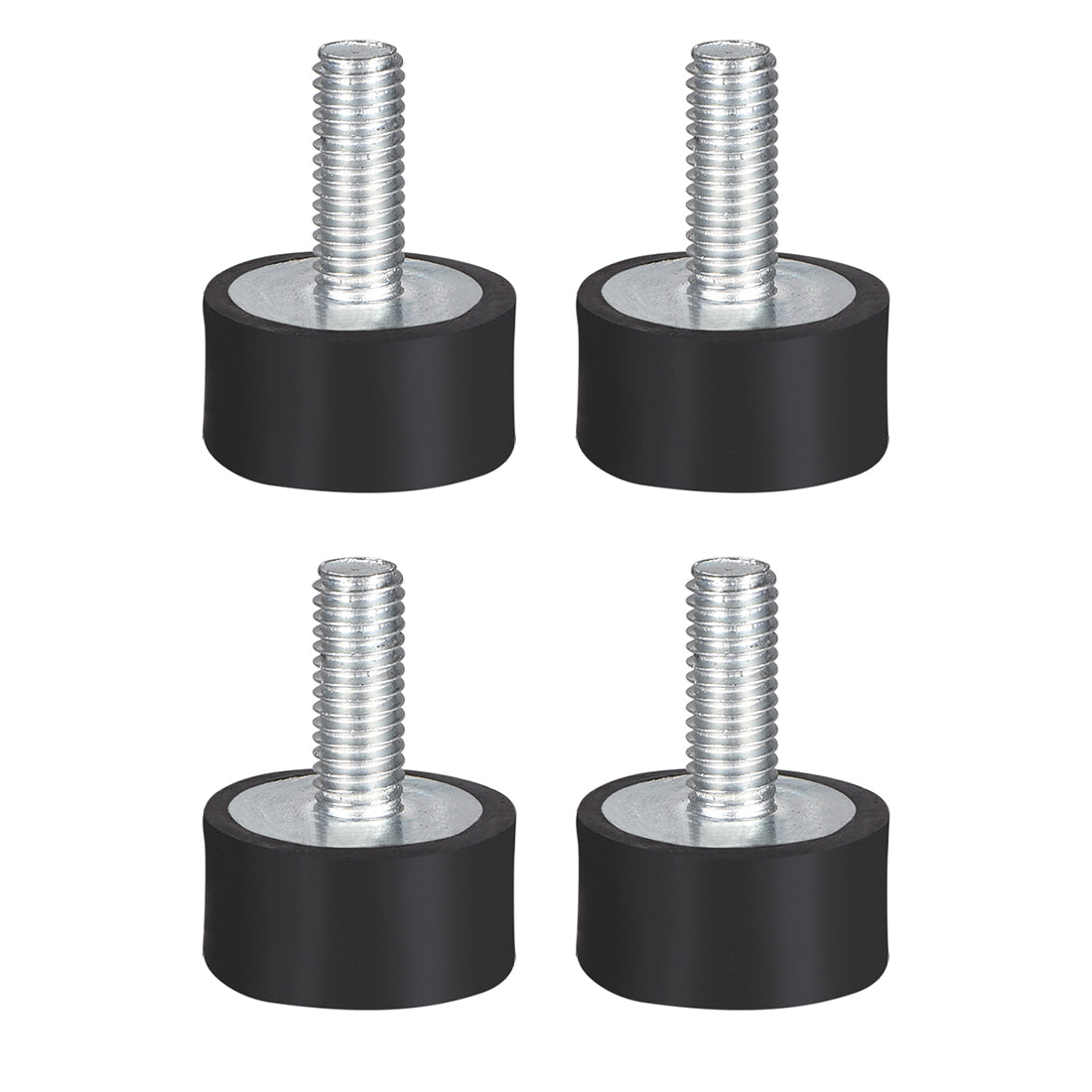 uxcell Uxcell Thread Male Female Rubber Mounts,Vibration Isolators 4pcs