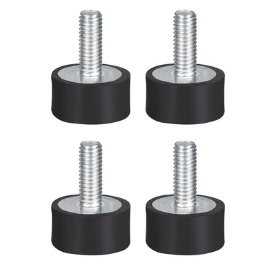 Harfington Uxcell Thread Male Female Rubber Mounts,Vibration Isolators 4pcs