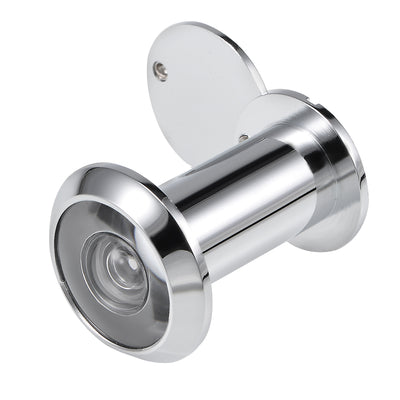 Harfington Uxcell Brass Door Viewer Peephole for 35mm-60mm Doors, Polished Chrome Finish