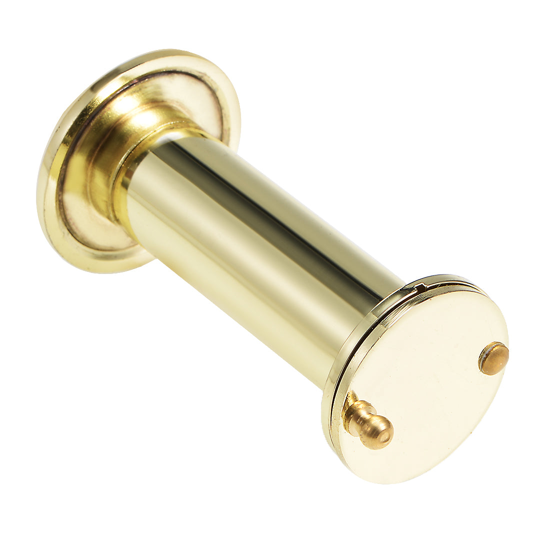 uxcell Uxcell Brass Door Viewer Peephole for 59mm-90mm Doors, Polished Gold Finish, 2 Pcs