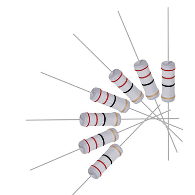 uxcell Uxcell 40pcs 3W 3 Watt Metal Oxide Film Resistor Lead 22 Ohm ±5% Tolerance