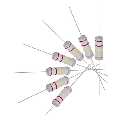 uxcell Uxcell 40pcs 3W 3 Watt Metal Oxide Film Resistor Lead 220K Ohm ±5% Tolerance