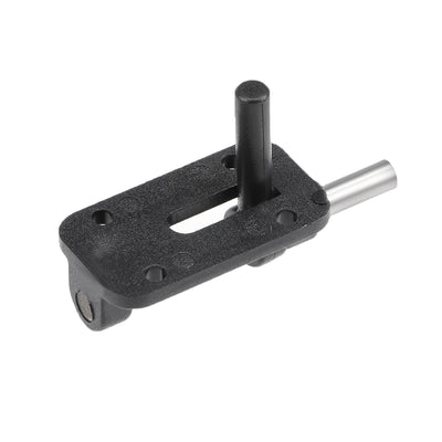 Harfington Uxcell Canopy Hatch Lock Latch for RC Airplane Cockpit Cover Fixing, 23.5x13x8mm Black