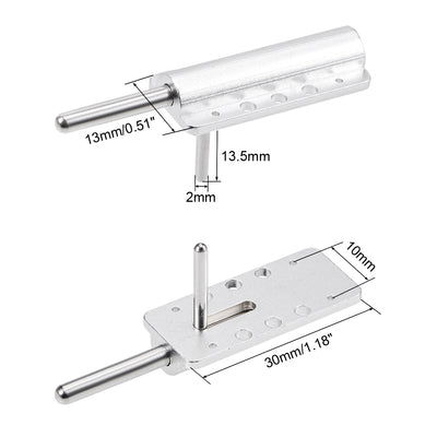 Harfington Uxcell 2Stk. Baldachin Luke Verschluss Verriegeln für RC Flugzeug Cockpit Deckel Befestigung 30x13x6mm