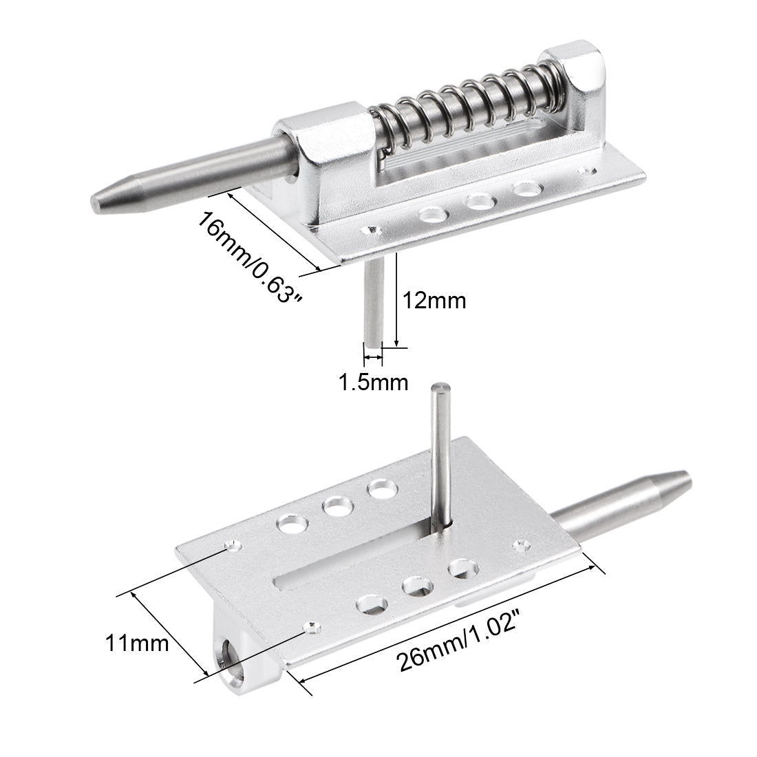 uxcell Uxcell Baldachin Luke Verschluss für RC Flugzeug Cockpit Deckel Befestigung Aluminum 26x16x8mm