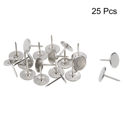 Harfington Uxcell Upholstery Nails Tacks Flat Head Furniture Nails Pin 25 Pcs