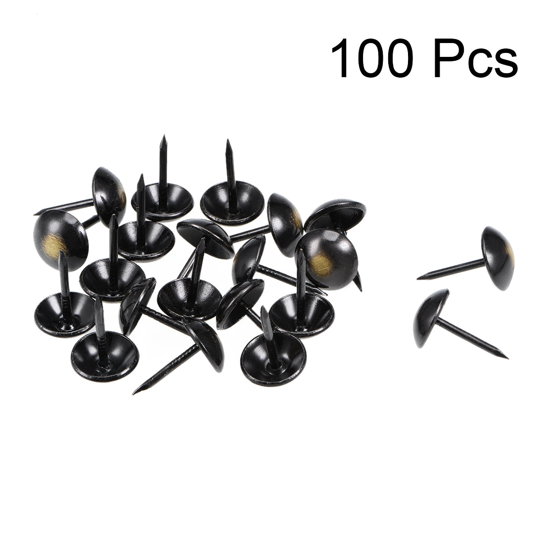 uxcell Uxcell Upholstery Nails Tacks Antique Round Thumb Push Pins 100Pcs