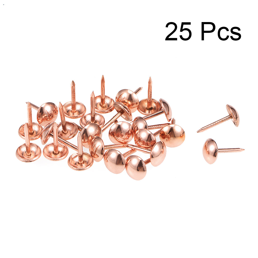 uxcell Uxcell Upholstery Nails Tacks Antique Round Thumb Push Pin 25 Pcs