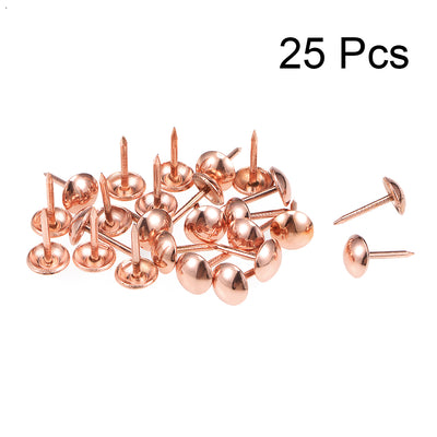 Harfington Uxcell Upholstery Nails Tacks Antique Round Thumb Push Pin 25 Pcs